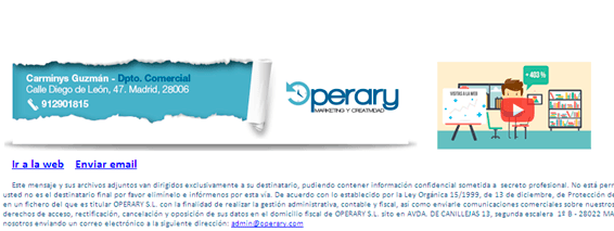 promocionar vídeo en el email